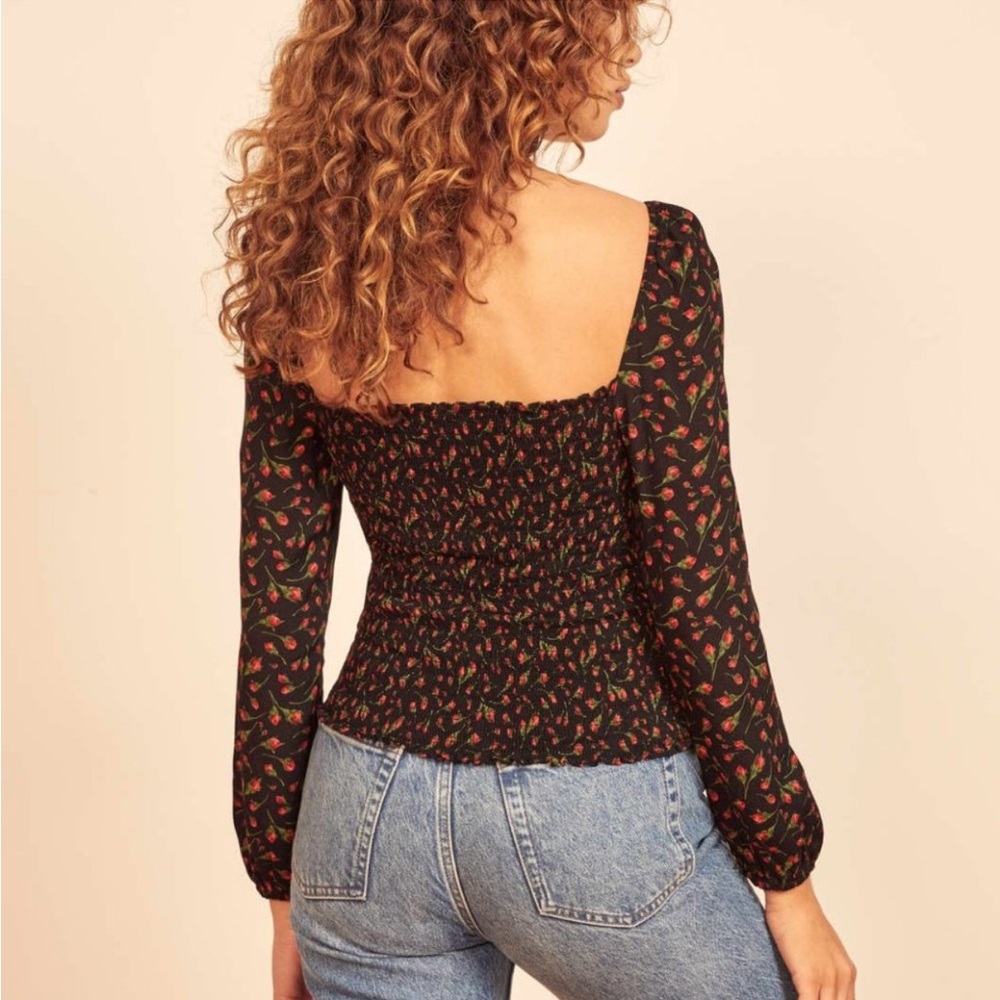 Reformation Floral Reign Top Mina size 0 XS - Picture 3 of 8